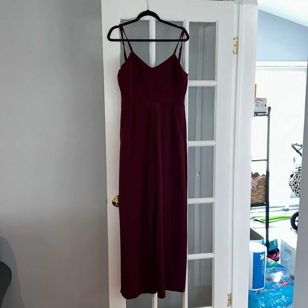 Maroon Jumpsuit